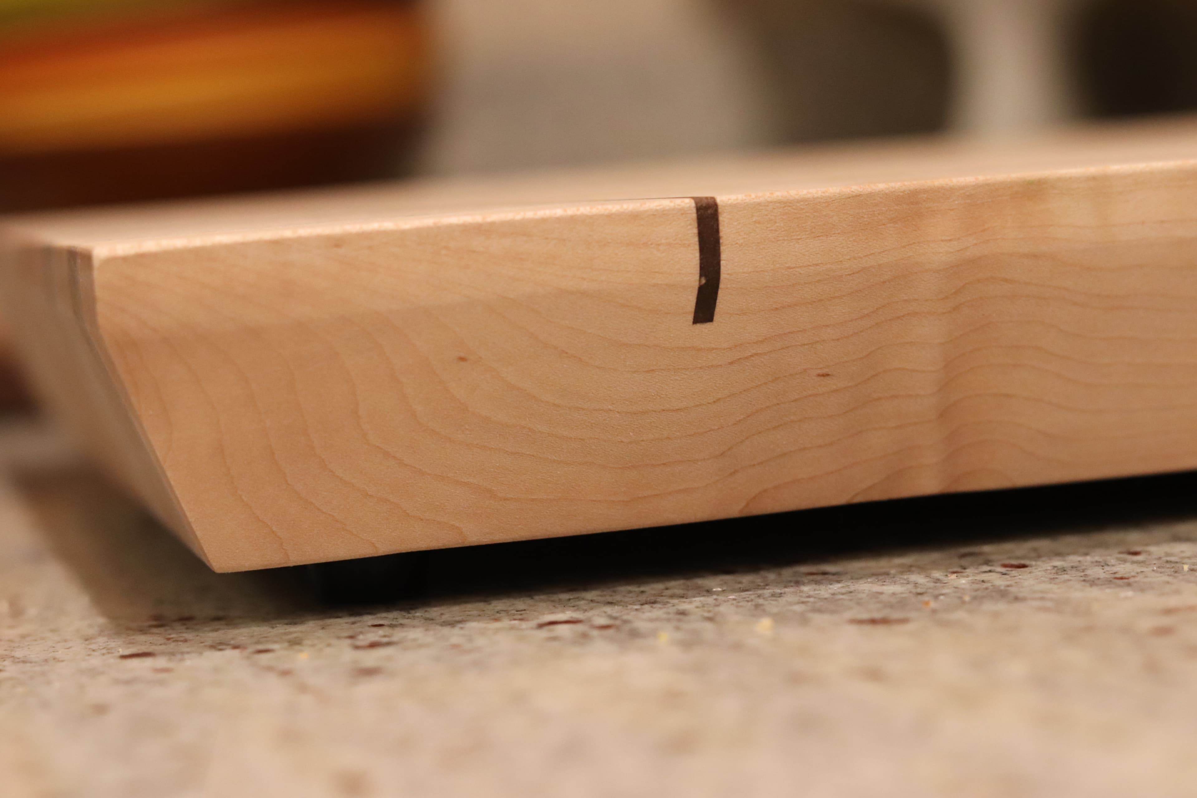 Butcher's block top