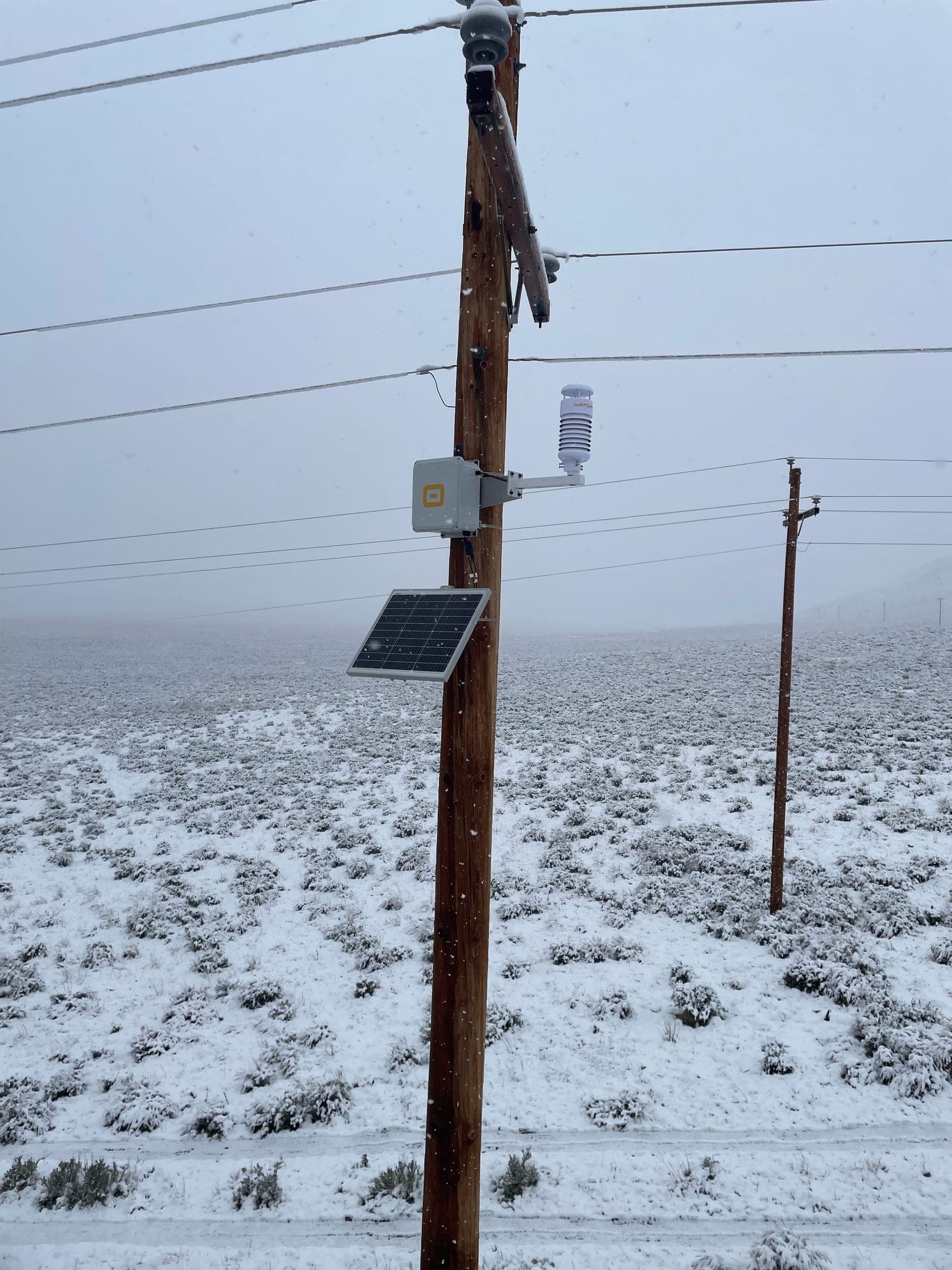Reporting through spring snow